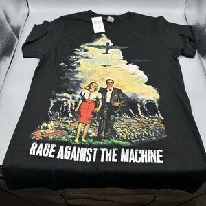 Rage Against The Machine Air Raid T-Shirt SMALL 2-Sided New